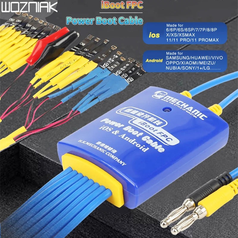 MECHANIC Power Boot Cable for IPhone and Android (16+1) AD PRO - Hexa Power