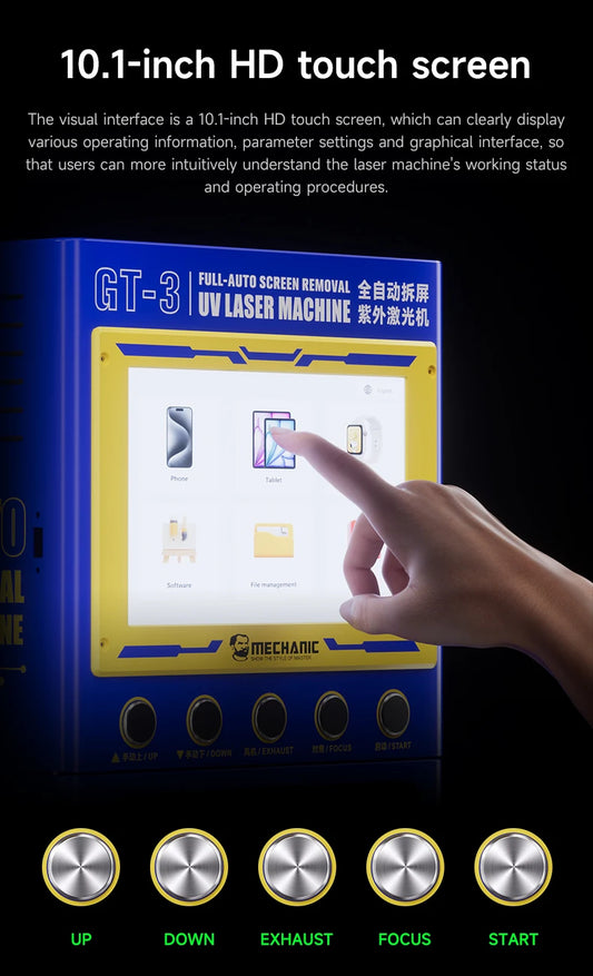 Machine de retrait d’écran laser UV TBK-958Z