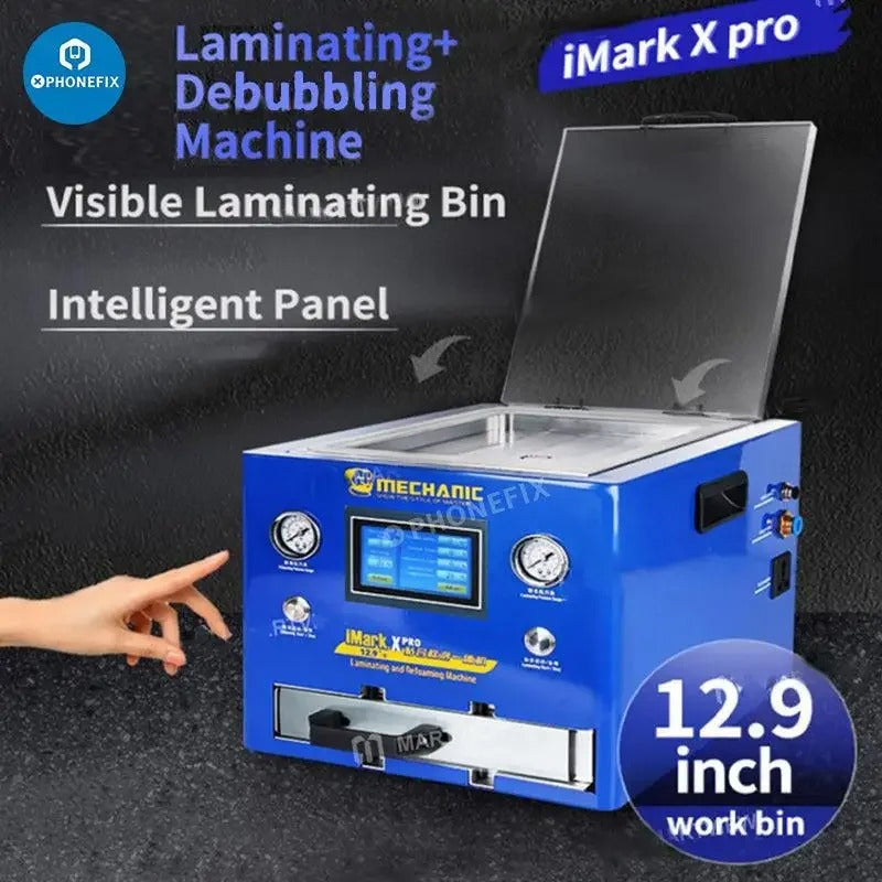 IMark X Pro-Machine à plastifier sous vide intelligente pour écran LCD, réparation LCD, sans bulles, raccord, décompression, 12.9" - Hexa Power