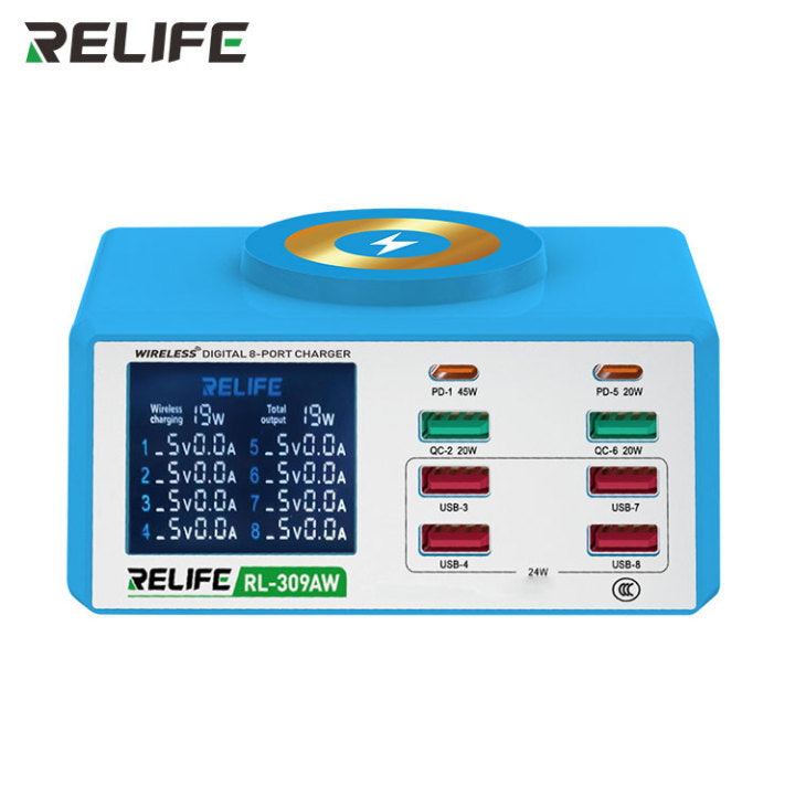 RELIFE
8 ports USB charger
RL-309AW - Hexa Power