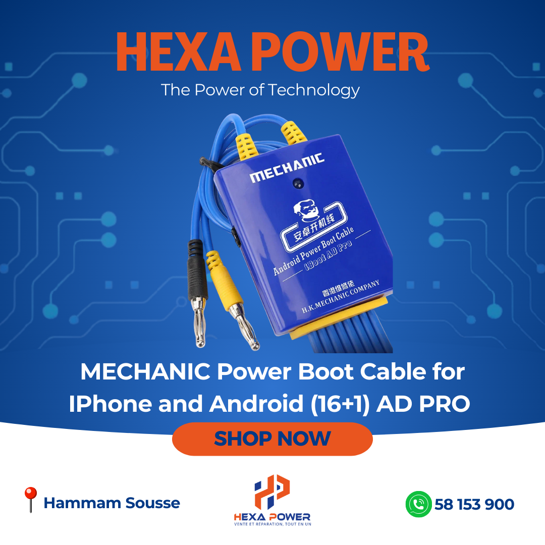 MECHANIC Power Boot Cable for IPhone and Android (16+1) AD PRO - Hexa Power