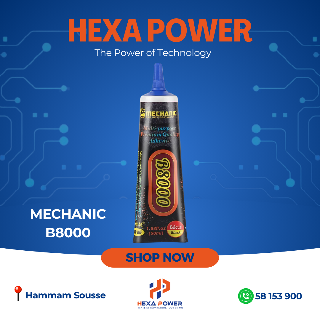 MECHANIC Multi-purpose Adhesive (50ml) B8000 - Hexa Power