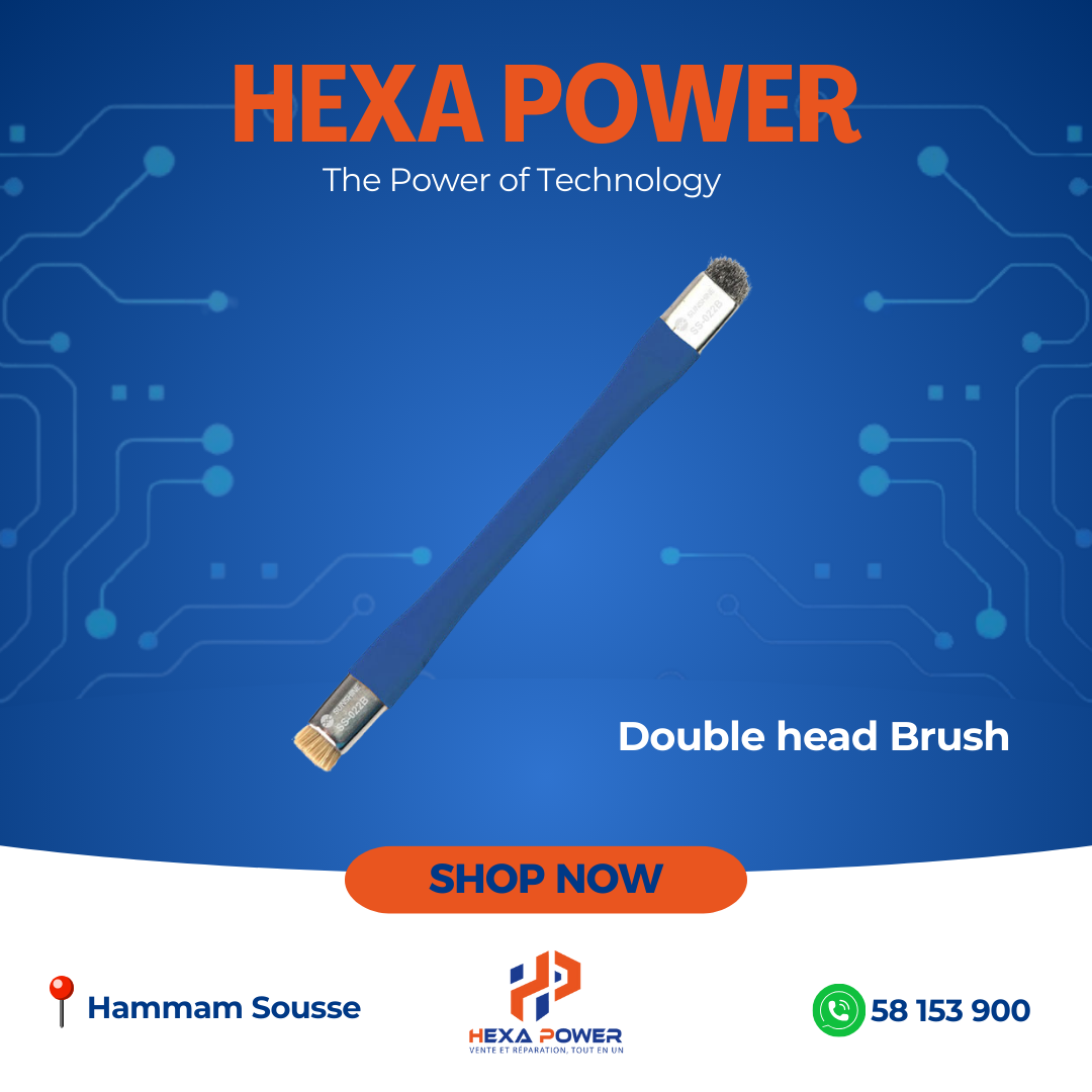 SUNSHINE SS-022B Double-head dual-purpose brush - Hexa Power