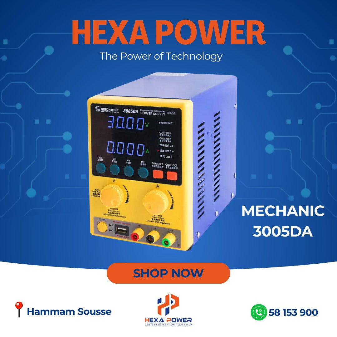 MECHANIC
Power Supply
3005DA - Hexa Power