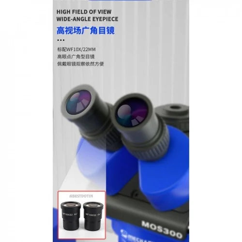 MECHANIC Trinocular Stereo Microscope
MOS300-B11 - Hexa Power