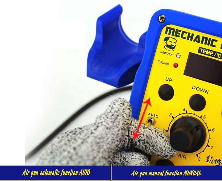 Mechanic HK-8586D Airchaud 2 en 1 - Hexa Power
