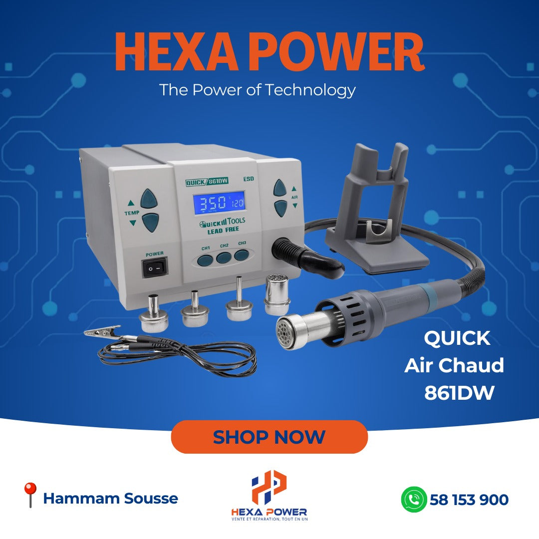 QUICK Hot Air Station 861DW - Hexa Power