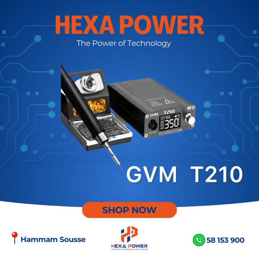 GVM
Soldering Station
T210 75W - Hexa Power