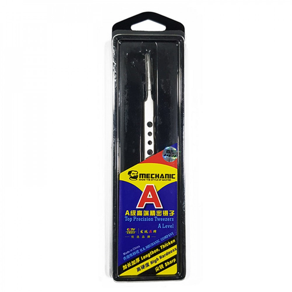 MECHANIC Lengthen eight-hole Tweezers Aac-14 - Hexa Power