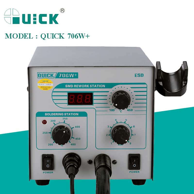 Air chaud 2en1 Quick 706w+ - Hexa Power