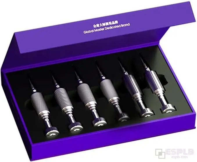 MECHANIC Mortar Mini Screwdriver Set IShell Max (6pieces) - Hexa Power