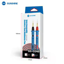 SUNSHINE SS‑024B – Cordons de test pour multimètre avec pointes interchangeables