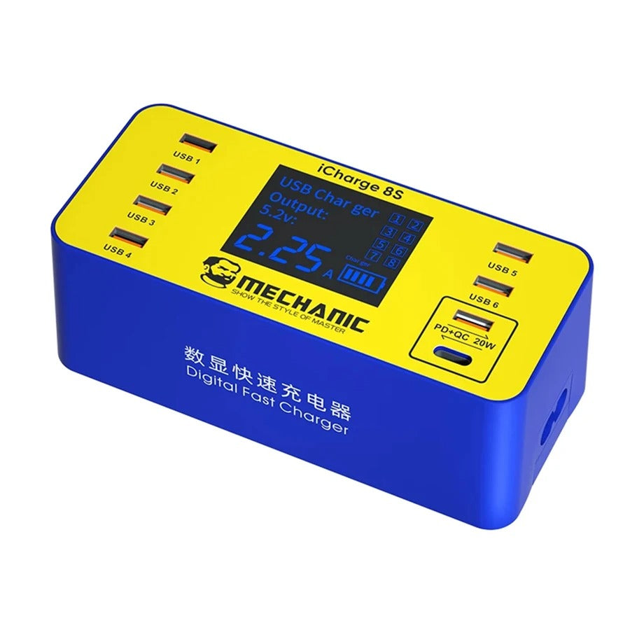 MECHANIC USB Interfaces charger LCD ICharge 8S/8P - Hexa Power