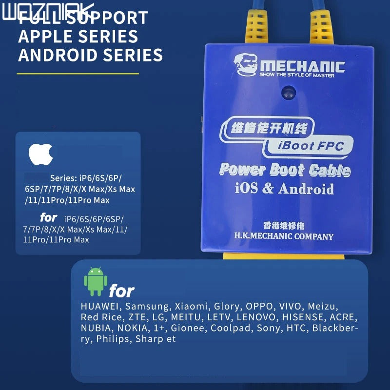 MECHANIC Power Boot Cable for IPhone and Android (16+1) AD PRO - Hexa Power