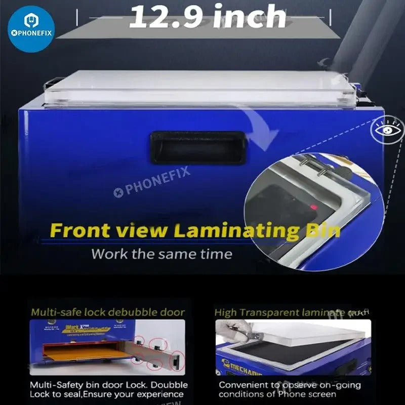 IMark X Pro-Machine à plastifier sous vide intelligente pour écran LCD, réparation LCD, sans bulles, raccord, décompression, 12.9" - Hexa Power