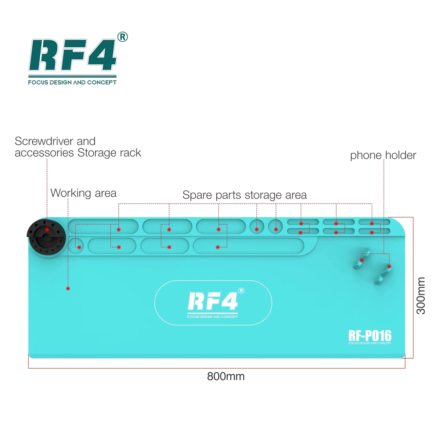 RF4 Tapis (80*30cm) RF-016 - Hexa Power