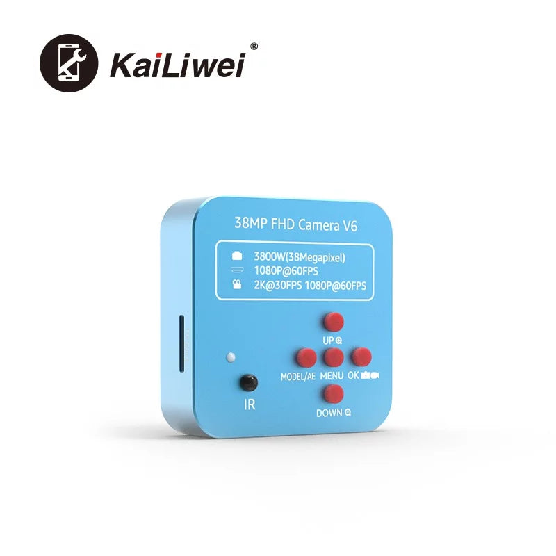 KAILIWEI CCD-638 38MP 1080P HD HDMI Interface CCD Microscope Industrial Camera - Hexa Power