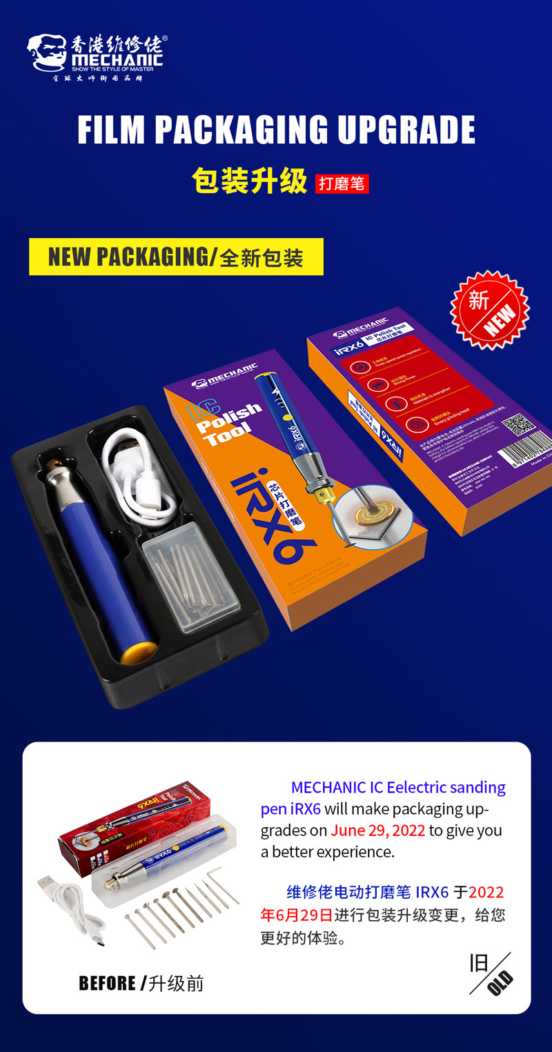 MECHANIC IC Polish Tool IRX6 PRO - Hexa Power