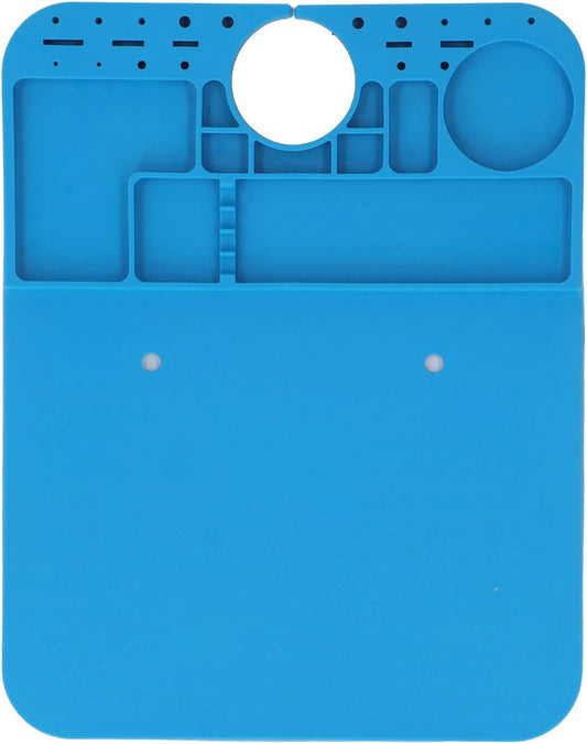 Microscope Silicone Base Mat – Bleu