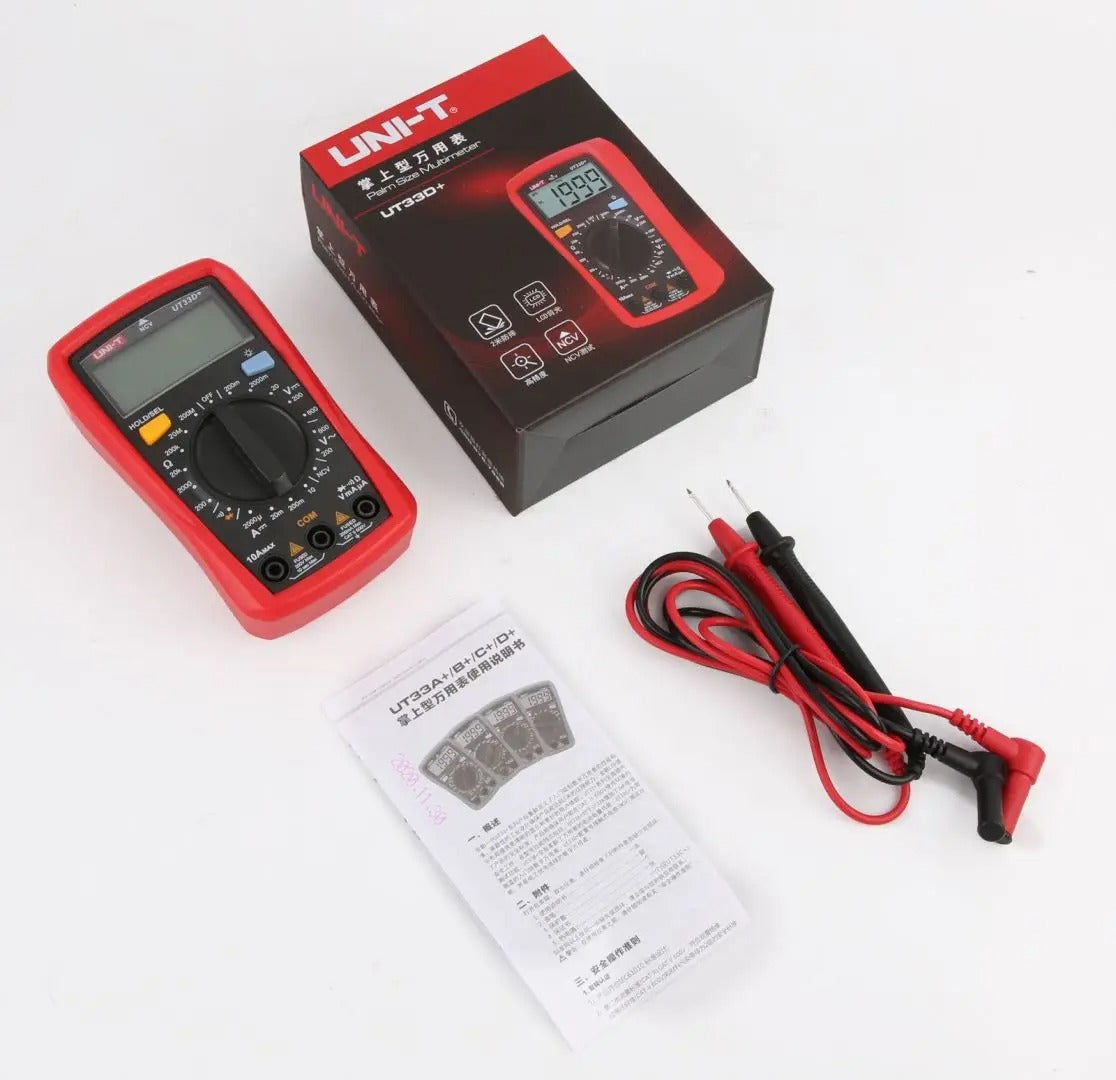 Multimètre UT33D+ – Sécurité et performance pour électriciens - Hexa Power