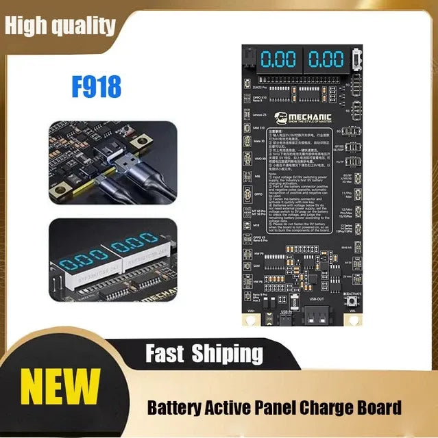 Testeur de Batterie Universel Mechanic F918 pour iPhone 5–15PM & Android