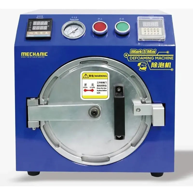 Machine de plastification sous vide mécanique, pour écran droit, immark Mini, kit de mousse à bulles, manomètre avec compresseur d'air et pompe - Hexa Power