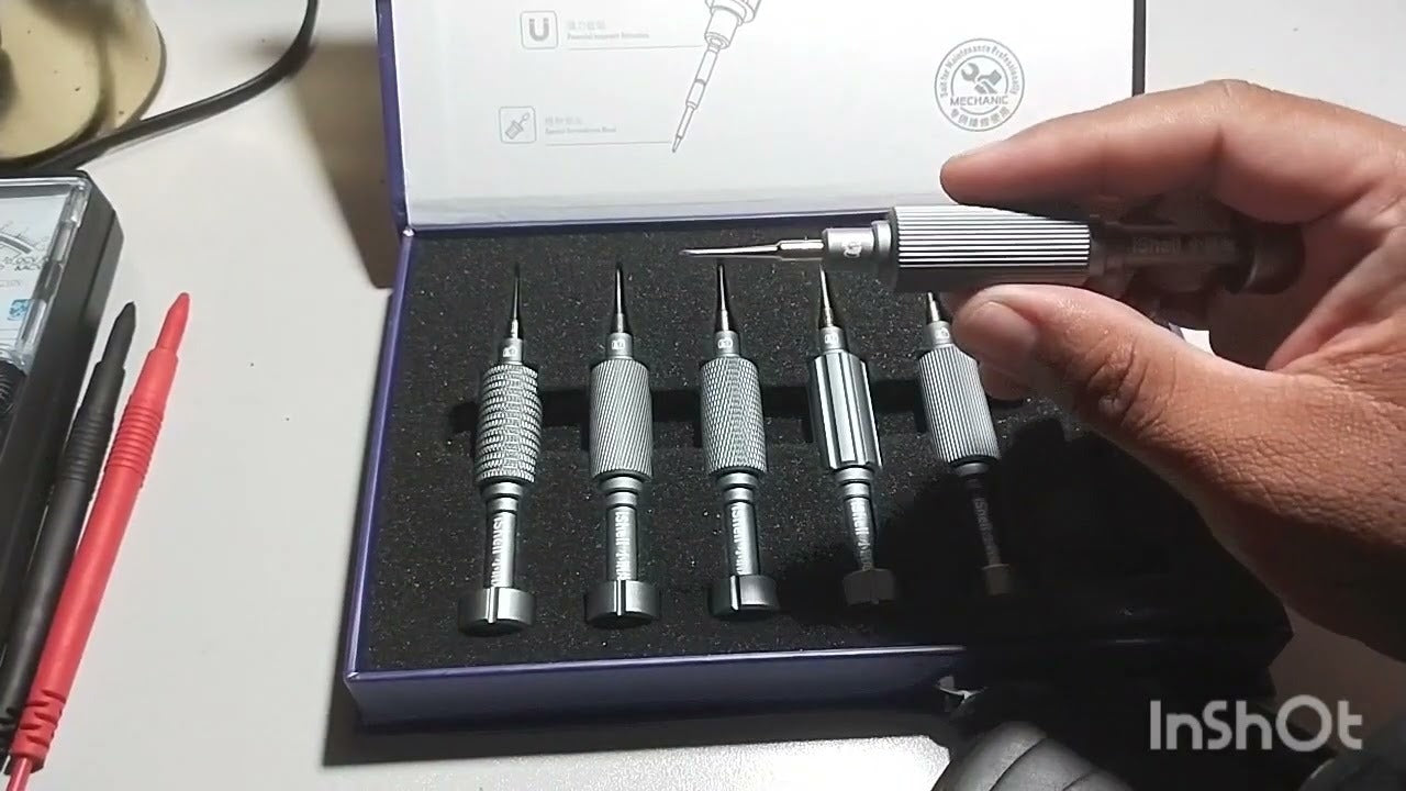 MECHANIC Mortar Mini Screwdriver Set IShell Max (6pieces) - Hexa Power