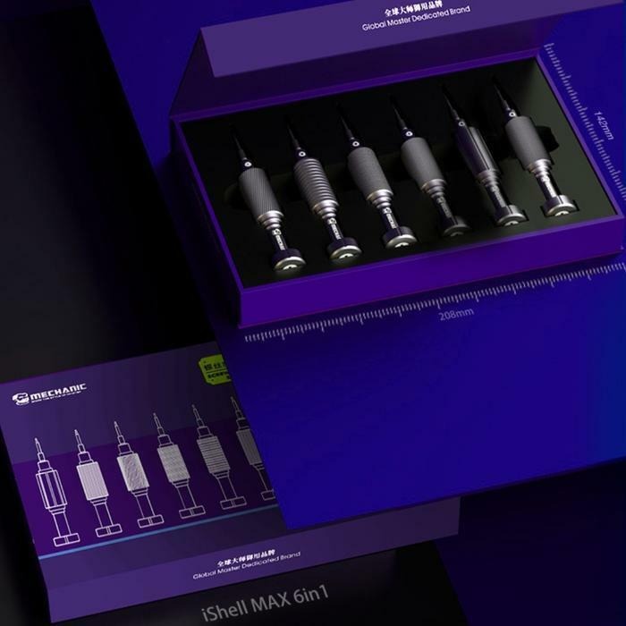 MECHANIC Mortar Mini Screwdriver Set IShell Max (6pieces) - Hexa Power