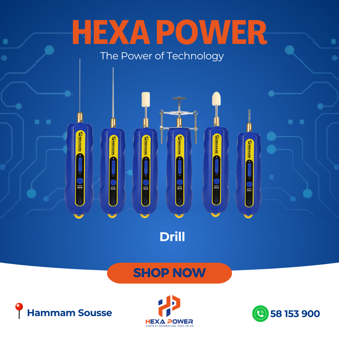 Drill électric screwdriver+ Glue remover