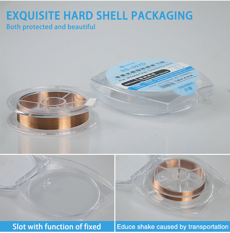 SUNSHINE For IPhone Chip Conductor Wire 150M 0.01MM SS-007D - Hexa Power