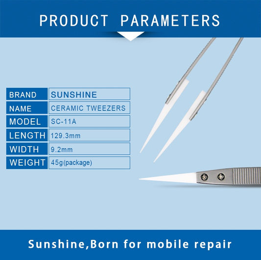 SUNSHINE Special Ceramic Tweezer SC-11A - Hexa Power