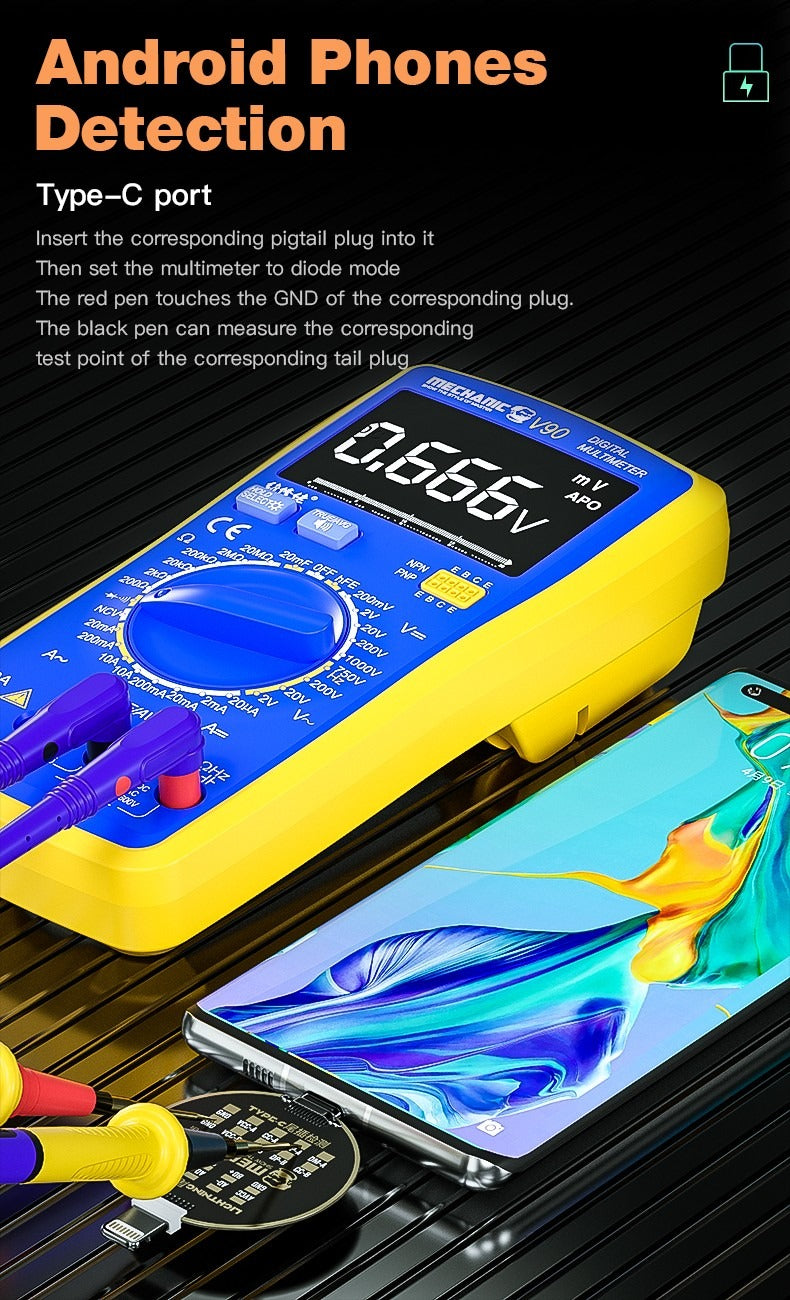 MECHANIC Multimetre V90E - Hexa Power