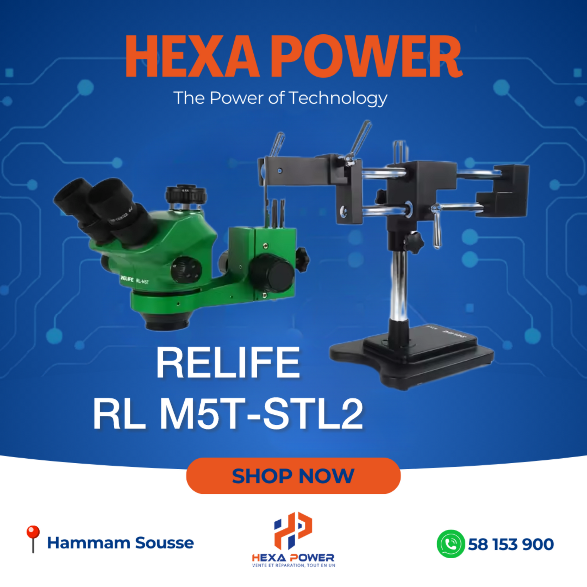 RELIFE Microscope
RL M5T-STL2 - Hexa Power