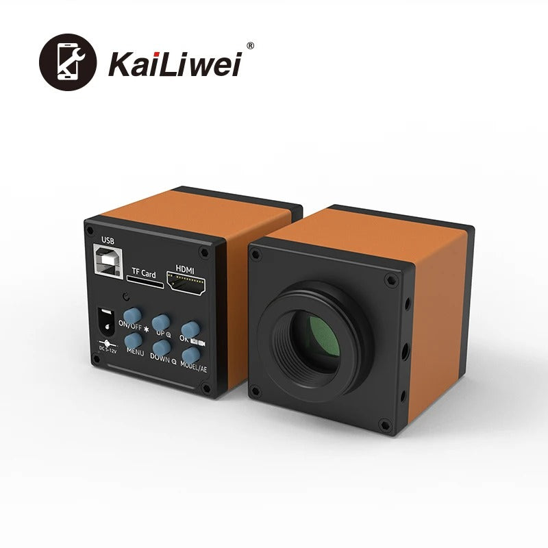 KAILIWEI 614 14MP Auto Zoom CCD Industrial Electronic Trinocular Microscope Video Camera - Hexa Power