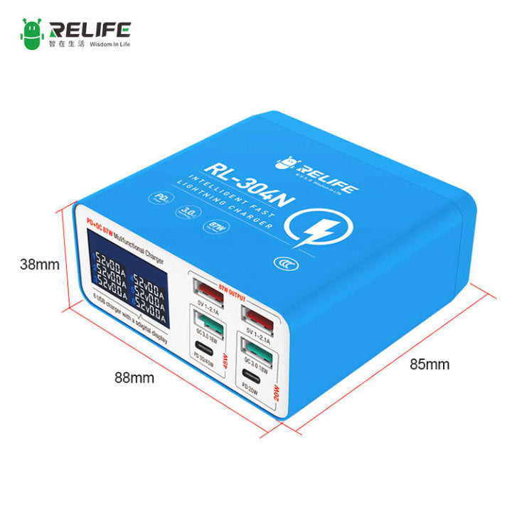RELIFE
6 ports charger
RL-304N - Hexa Power