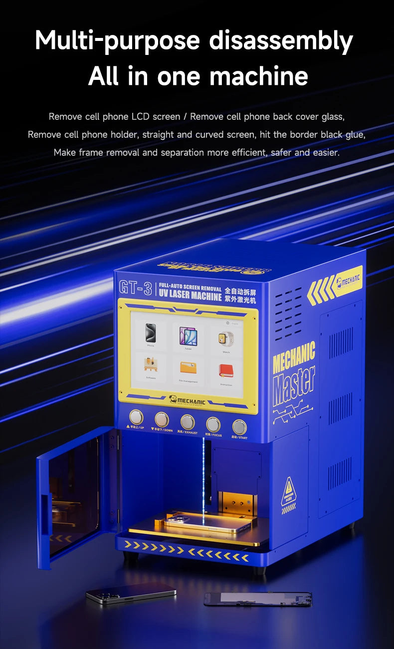 Machine de retrait d’écran laser UV TBK-958Z