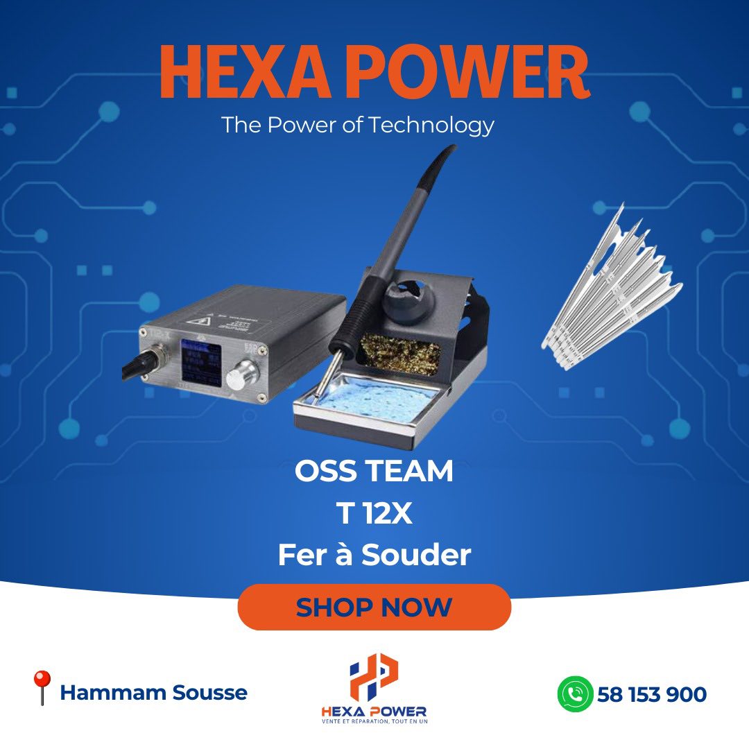Fer a souder OSS T12X - Hexa Power