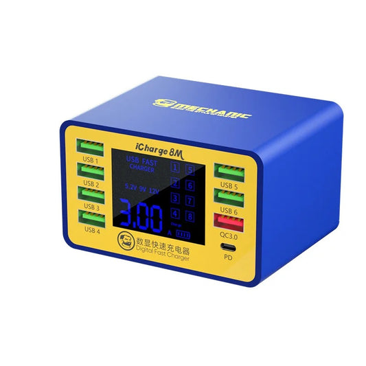 MECHANIC USB Interfaces charger LCD ICharge 8M - Hexa Power