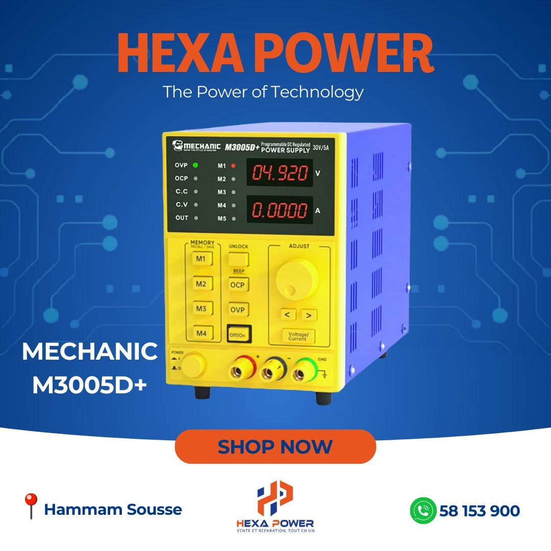 MECHANIC
Power Supply
M3005D+ - Hexa Power