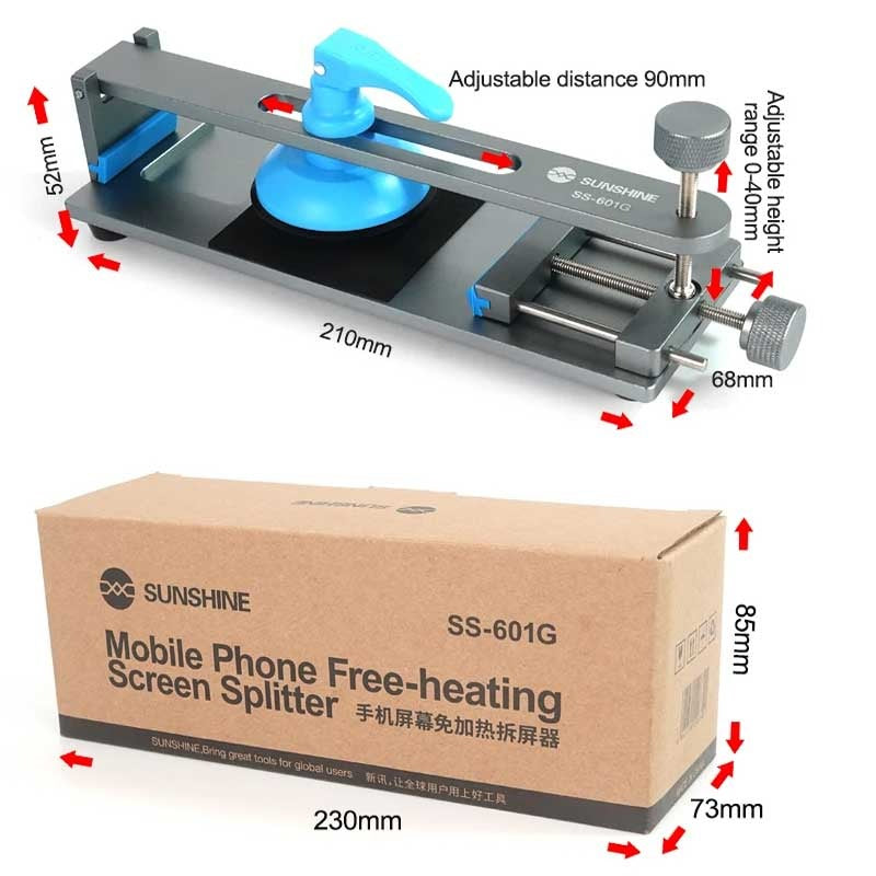 SUNSHINE Heating-Free Mobile Phone Screen Removal Tool SS-601G - Hexa Power