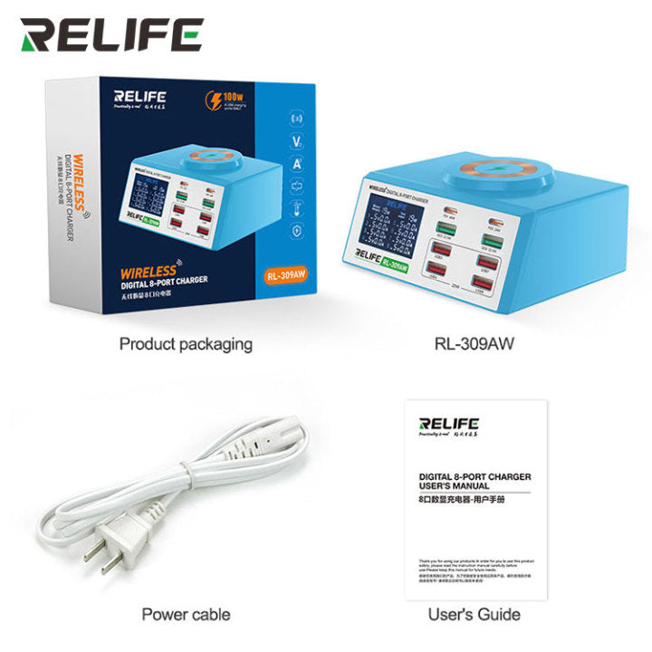 RELIFE
8 ports USB charger
RL-309AW - Hexa Power