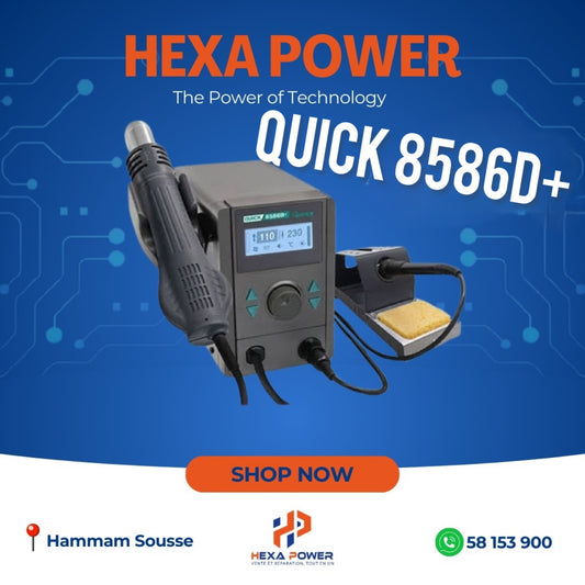 Quick airchaud 2 en 1 8586D+ - Hexa Power
