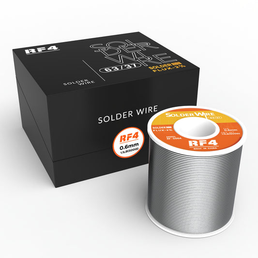RF4 Lead-Free Rosin Core Solder Tin Wire 500GR 0.6MM RF-506A - Hexa Power
