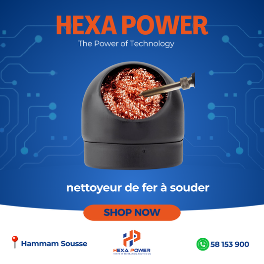 Nettoyeur de Fer à souder - Hexa Power