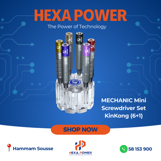 MECHANIC Mini Screwdriver Set KinKong (6+1) - Hexa Power