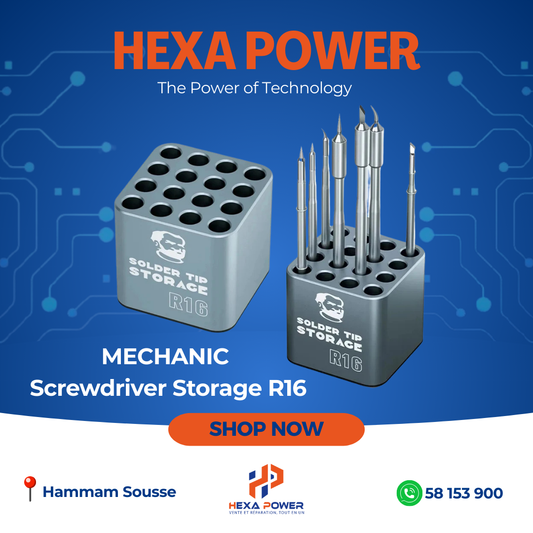 MECHANIC Soldering Screwdriver Storage R16 - Hexa Power