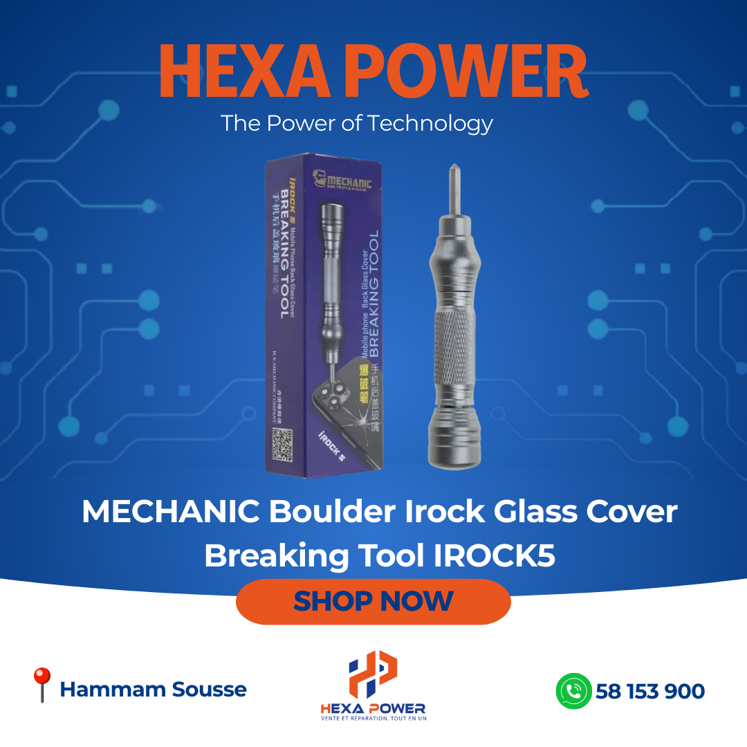 MECHANIC Boulder Irock Glass Cover Breaking Tool IROCK5 - Hexa Power