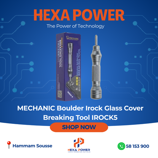 MECHANIC Boulder Irock Glass Cover Breaking Tool IROCK5 - Hexa Power