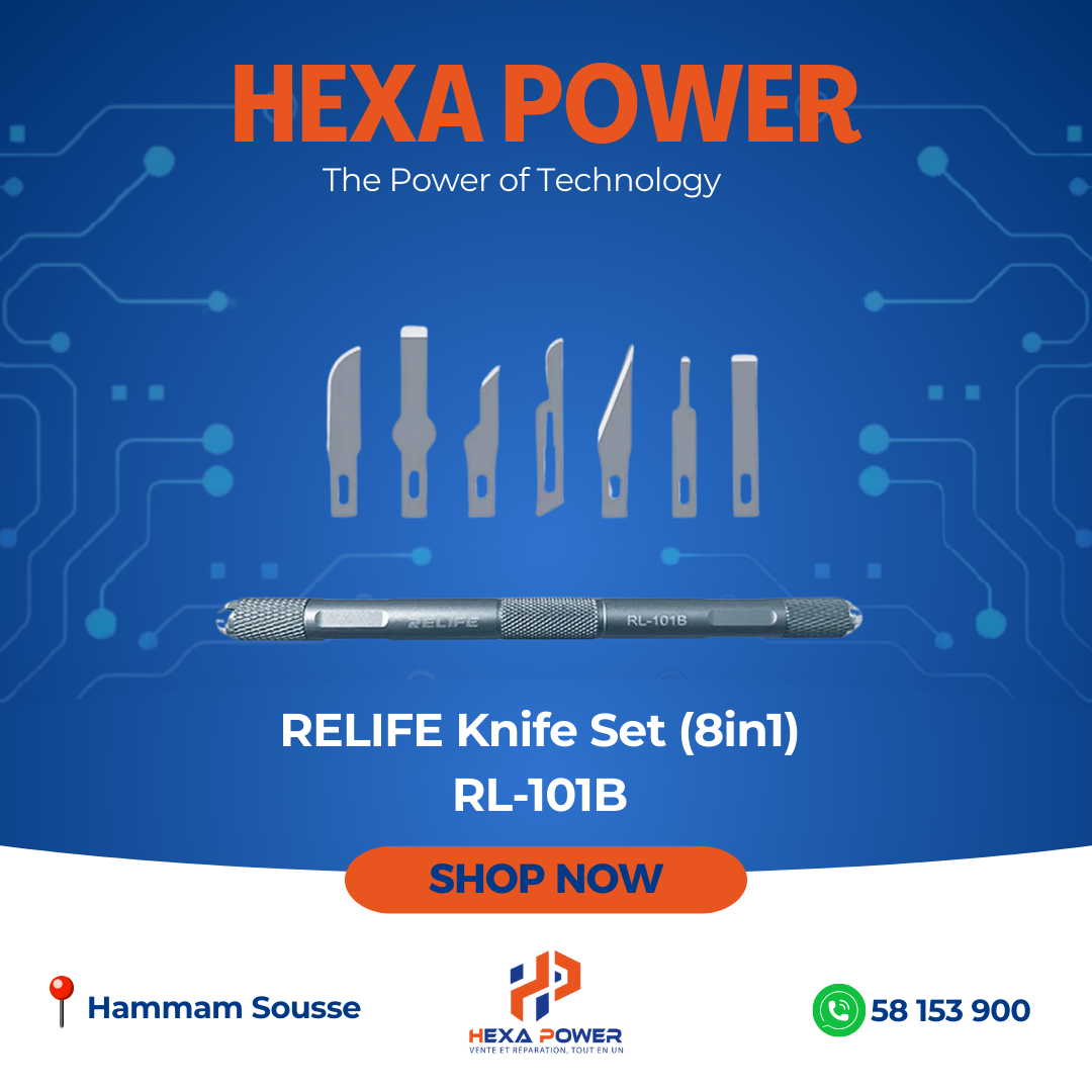 RELIFE Knife Set (8in1) RL-101B - Hexa Power