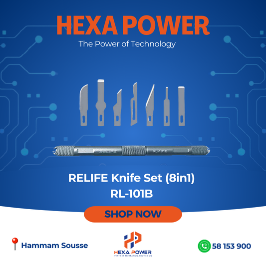 RELIFE Knife Set (8in1) RL-101B - Hexa Power